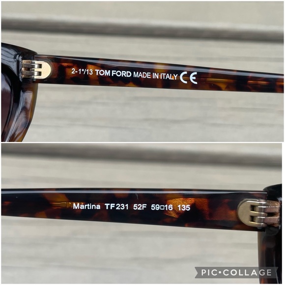 Tom Ford Martina Tortoise Cat Eye Sunglasses - Picture 11 of 16